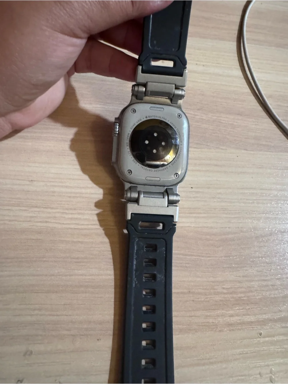 Black Smartwatch with Silicone Band - Unbranded